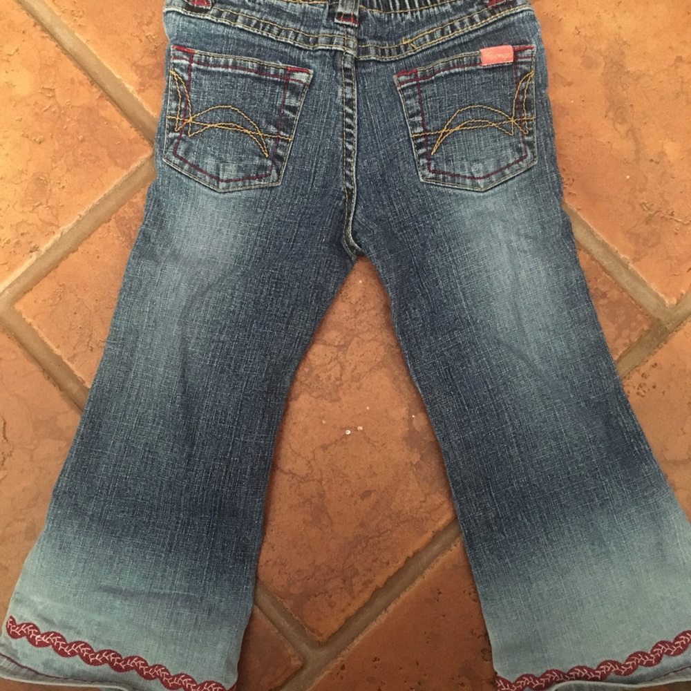 Flower jeans